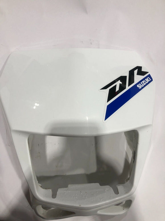 2000-2024 DRZ400SM Front Number Plate Cowling Headlight enclosure WHITE cowling