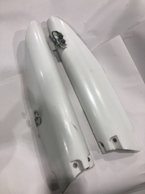2005-2023 DRZ400SM SUPER MOTO Fork Guards Cable clamp LOOK white Fork Guards WOW