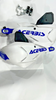 Acerbis WHITE Handguards white Enduro Yamaha DRZ400s with mirrors KTM LOOK WOW