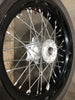 2022 DRZ400SM SuperMoto BLACK Excel FRONT wheel rim straight w Tire  Like N E W
