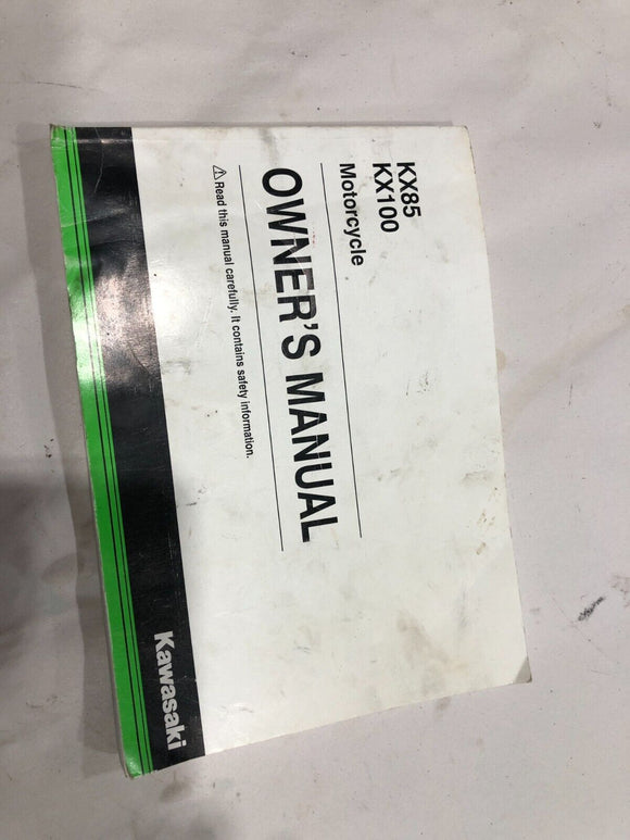 2014-2024 KX85 KX100 authentic Owners Manual Not a Print Out OEM Owners Manual