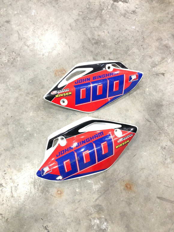CRF150R SIDE PANELS 2007-2021 Honda CRF150R/RB 2016 and FRONT NUMBER PLATE