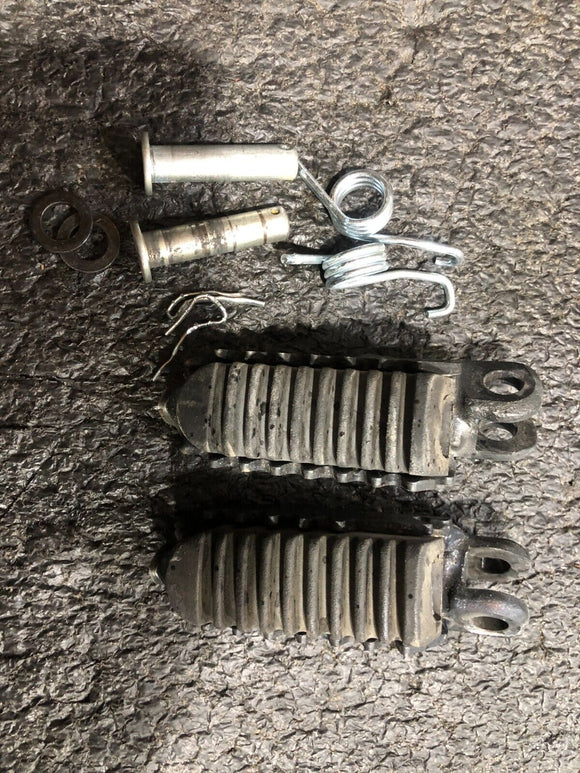 00-24 DRZ400SM DRZ 400S DRZ400SM OEM right & left footpegs foot pegs RM125 OEM