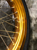 2018 DRZ400SM SuperMotoGOLD Excel FRONT wheel rim straight with Tire  WOW