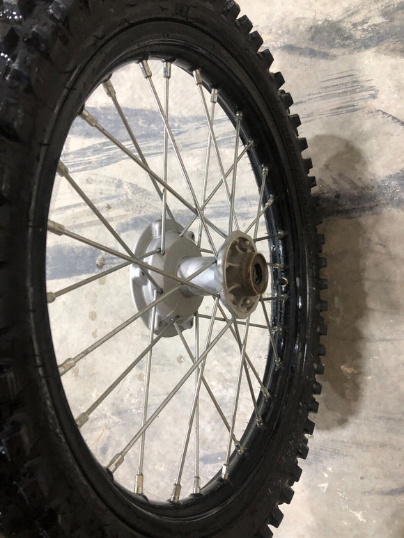 2014 and up Kawasaki KX85 17 Front Wheel 2019 KX85 Front rim and tire wow look