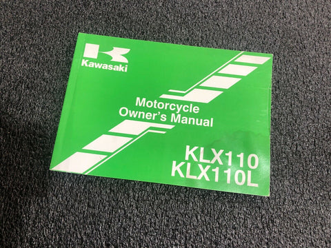 2014 KLX110L authentic Owners Manual Manual SEE KLX110 OEM KLX110L Owners Manual