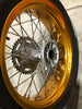 2018 DRZ400SM SuperMotoGOLD Excel REAR wheel rim straight with sprocket Tire WOW