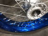 2018 DRZ400SM SuperMoto BLUE Excel FRONT wheel rim straight with Tire  WOW LOOK